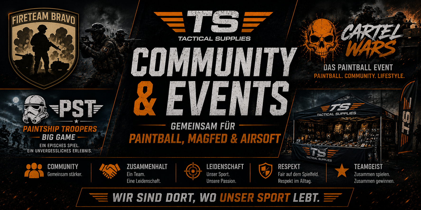 Tactical Supplies Community & Events mit Fireteam...