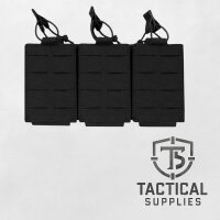 Magazine Pouch Triple Laser Cutting 5.56  Schwarz