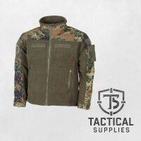 Fleece-Jacke „Combat“ – Flecktarn S