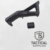 Abgewinkelter Frontgriff 45 Grad für 20mm Schiene schwarz Schwarz