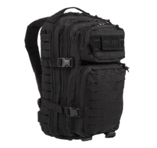 Rucksack mit Molle-System US Assault SM, Laser-Cut schwarz