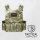 Taktische Weste Laser-Cut MOLLE | Plate Carrier mit Schnellverschluss & 5.56 / 9 mm Magazintasche Sand